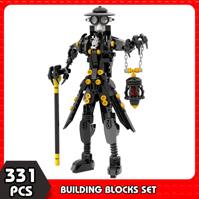 

MOC Game Series Plague Doctored Dr. Horror Hunter Action Figures Building Blocks Trick or Treat Bricks Halloween Toy