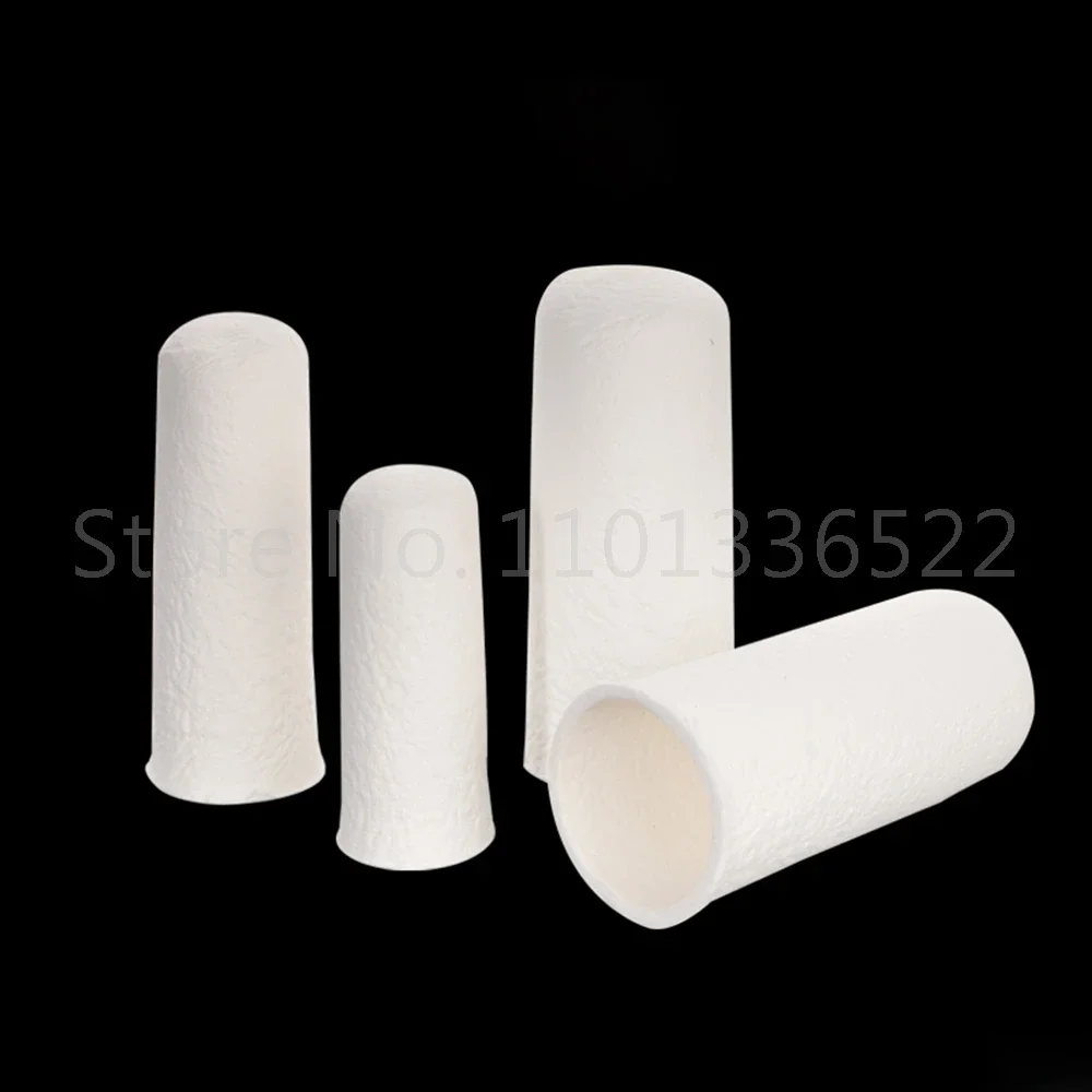 20pcs Cellulose Filter Cylinder Filter Paper Cylinder Extractor Fat Soxhlet Extractor Extraction Casing