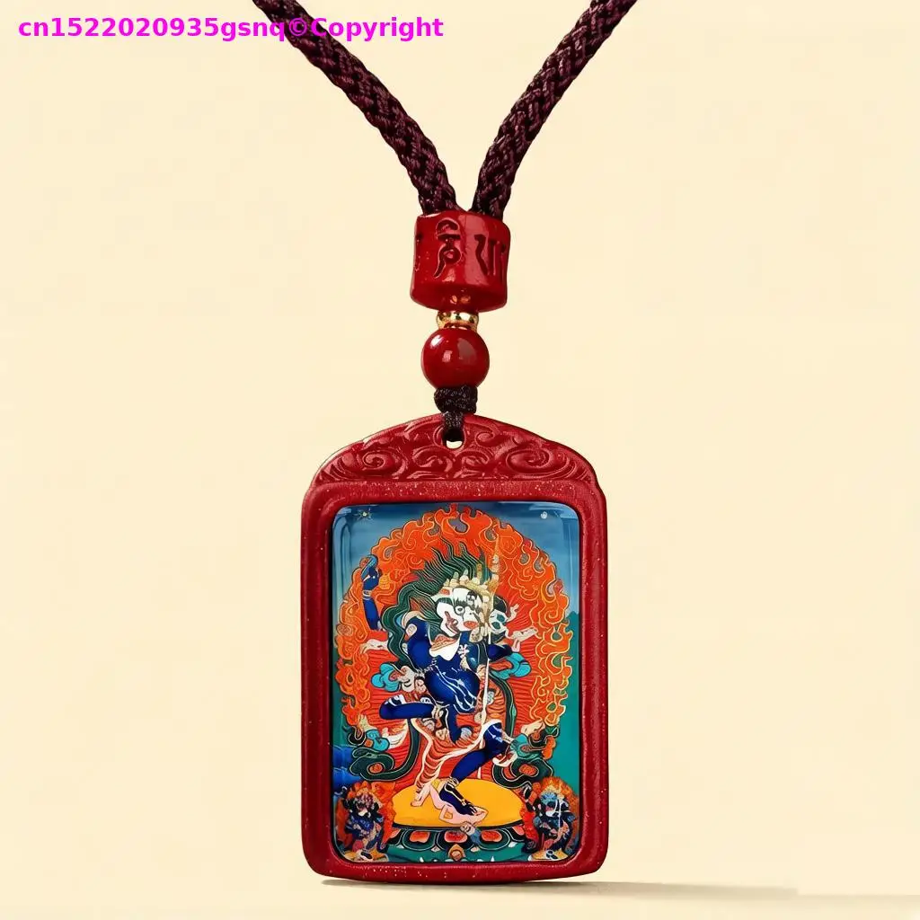Talisman exclusif 2026 NOUVEAU, lion Simhamukha, Dakini, kurukulla, pendentif mantra, sagesse, compassion, déesse, charme protecteur, amulette