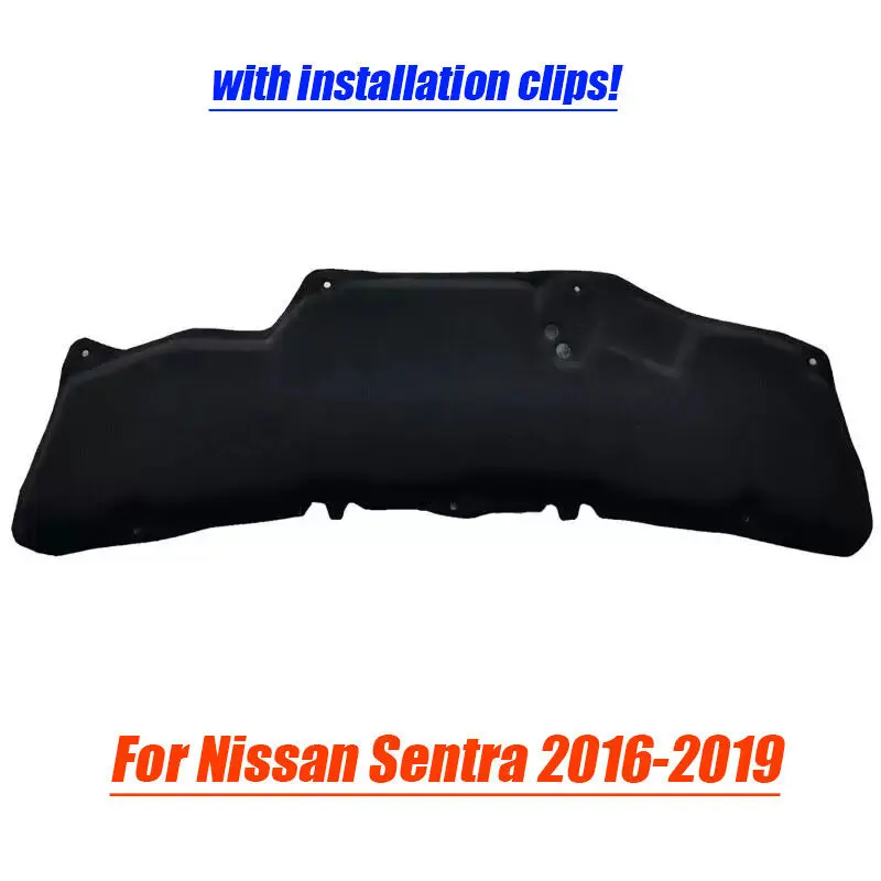 

Front Engine Cover Hood Insulation Pad Heat Shield For Nissan Sentra 2016-2019