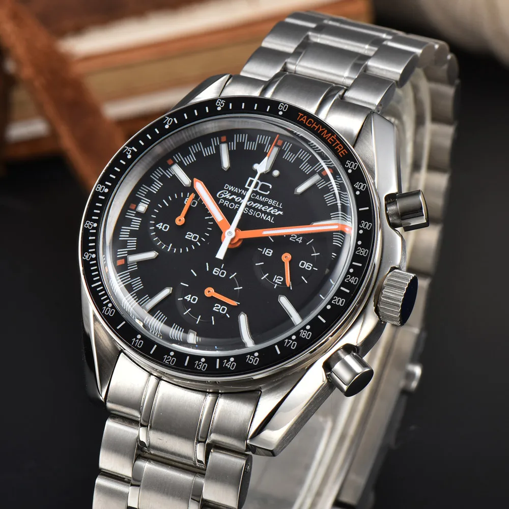 Men's 39.7mm Quartz Watch VK-63 Movement Luxury Fashion Casual Men Quartz Watches 50M Waterproof NO LOGO/Customized LOGO