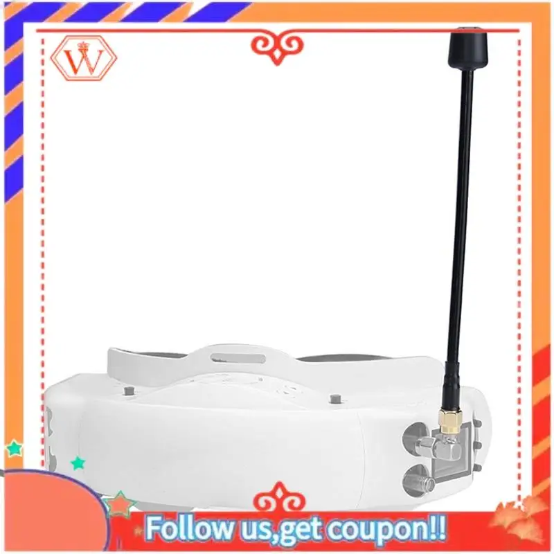 

Durable 2PCS 5.8Ghz 3Dbi 5000-6000Mhz 150Mm RHCP RP-SMA / SMA FPV Antenna For RC FPV Drone Part