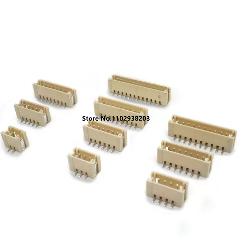 10 sztuk JST ZH1.5 1.5mm złącze SMD pionowe/poziomy gniazdo 2 P/3/4/5/6/7/8/9/10/11/12 przewód pinowy do płyty rodzaj