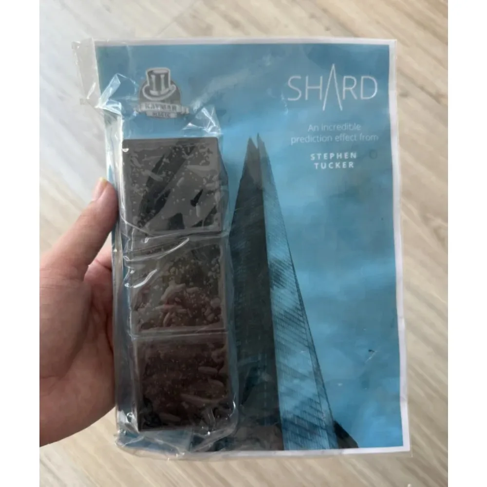 SHARD Magic Trick by Stephen Tucker Kaymar | Gimmick & Online Instructions Close-Up Illusion Prop for Magicians Mentalism