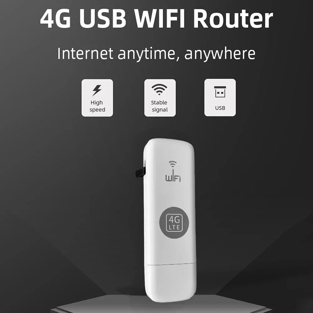 Pocket Hotspot Portable Mobile Router 150Mbps USB WiFi Router Nano SIM Card with Antenna High Speed Easy To Use