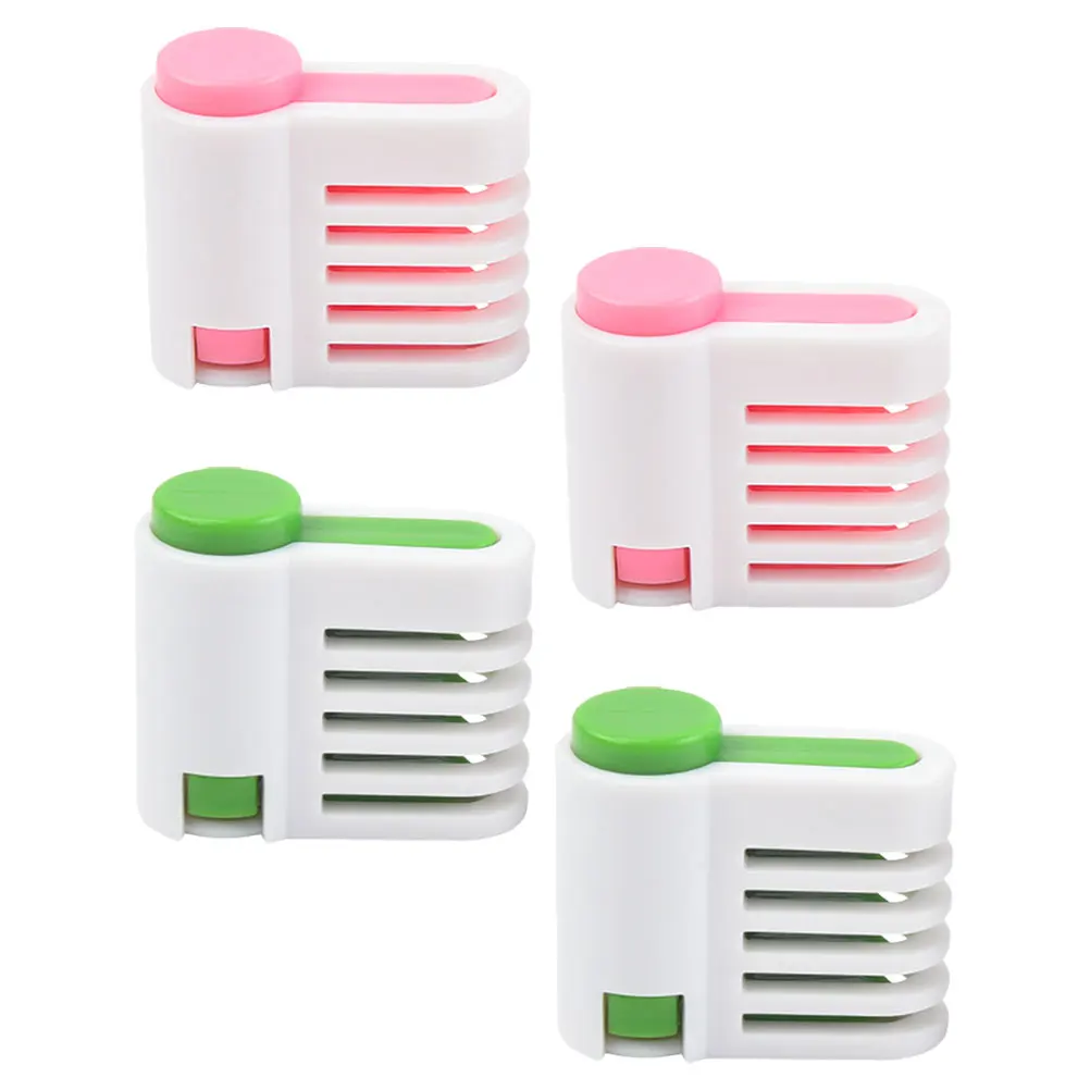 

4 Pcs Cake Bread Leveling Tool Plastic Leveler and Cutting Toast Slice Fixing Pp Slicer Guide