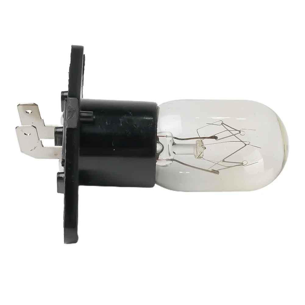 หลอดไฟไมโครเวฟเตาอบเตาอบไมโครเวฟแบบ2หมุด2A หลอดไฟ250V และฐานไม่สามารถถอดประกอบได้ทนทานคุณภาพสูง