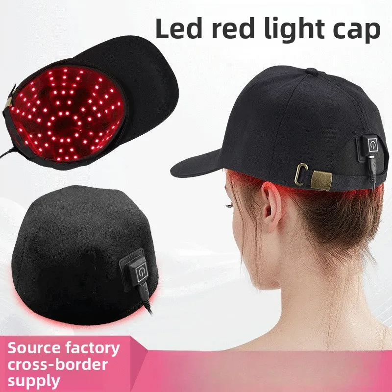 

Portable LED Hair Care Cap - 96 Beads Red Light Therapy, At-Home Treatment