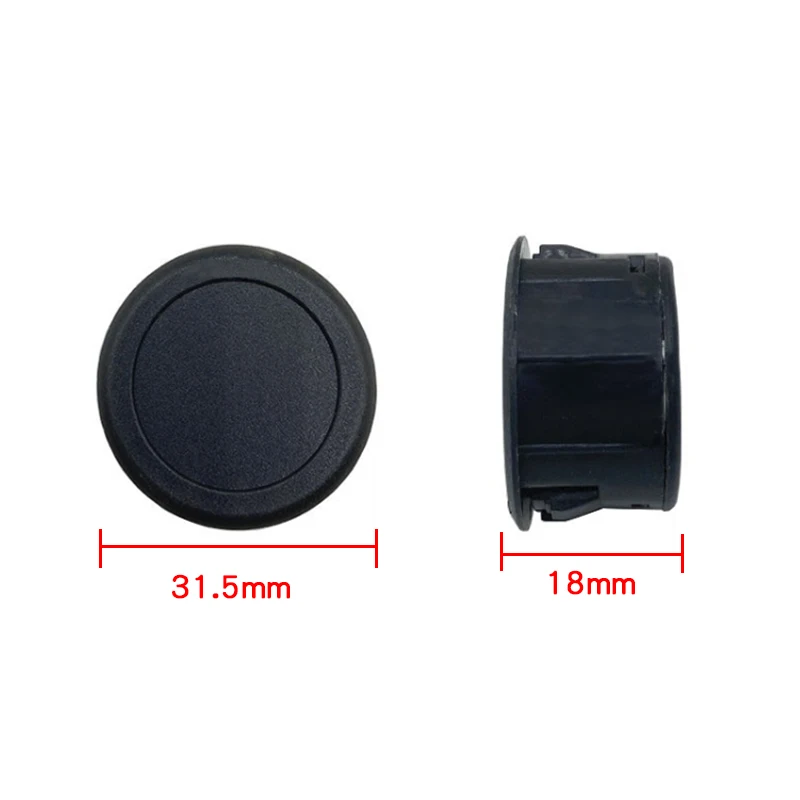 DC 4-100V LED Digital Display Round Two-wire Voltmeter DC Digital Car Voltage Current Meter Volt Detector Tester Monitor Pane