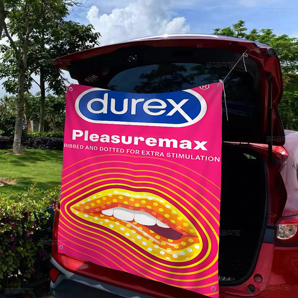 Sexy Condom Brand D-Durex Advanced Printing Commercial Advertising Flag Company Party Banner