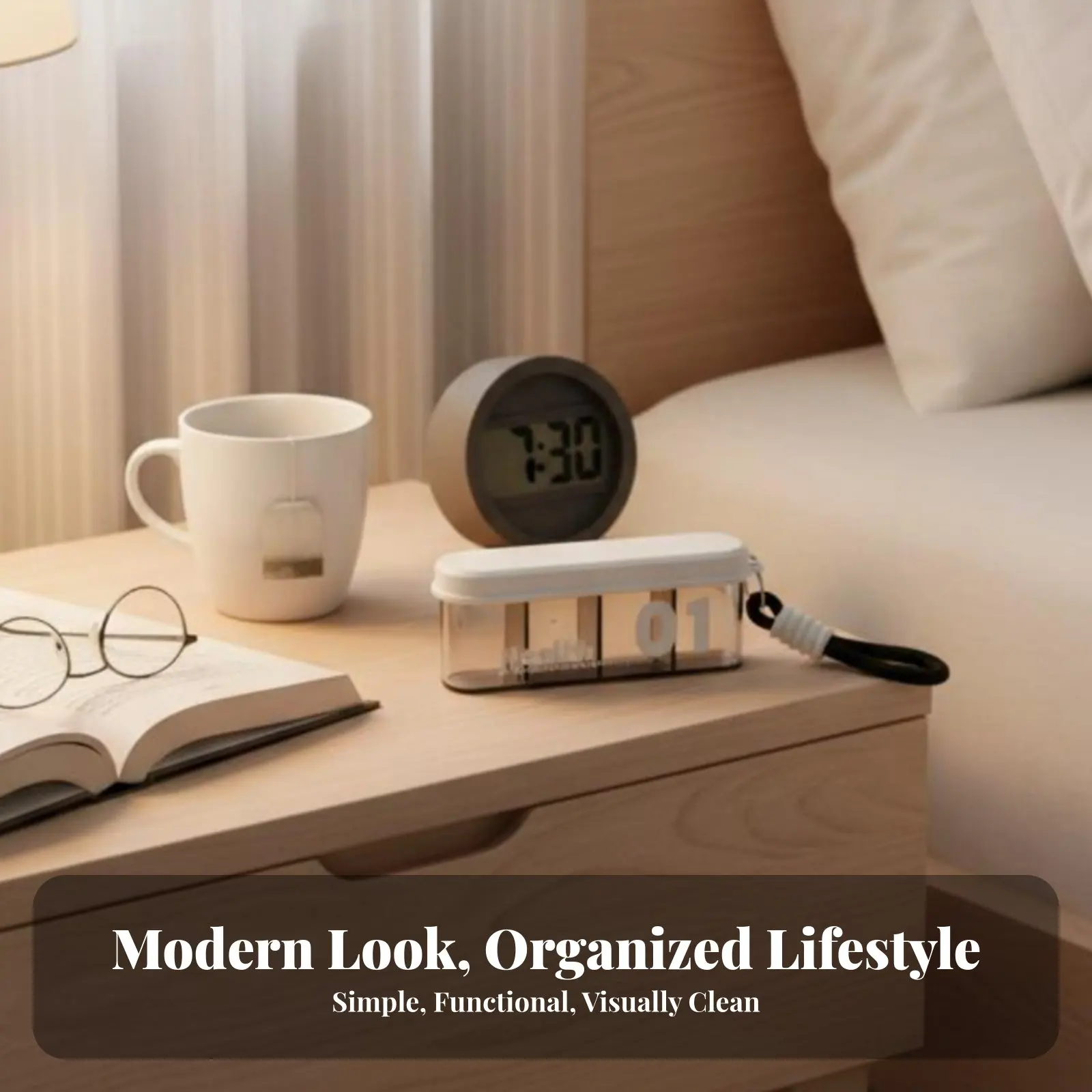 

Контейнер для лекарств с 6 отделениями, портативный, с герметичной крышкой, для пациентов, людей, следящих за здоровьем, путешествий, спортзала.