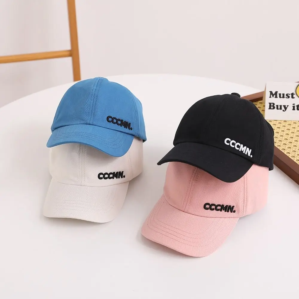 Cotton Children Baseball Cap Travel Sunscreen Breathable Ponytail Hat Top Air Cap Kids Baby