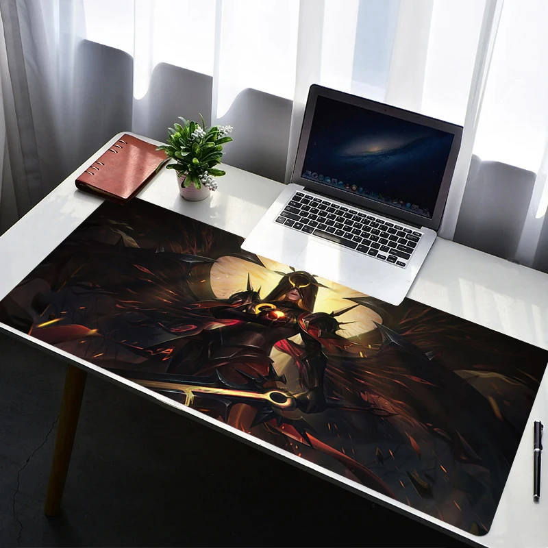 

Mouse Pad Laptop Non Slip Extended Desktop Mouse Mat Rubber Keyboard Pad Gaming Accessories L-league Of Legends Kayle Mousepad