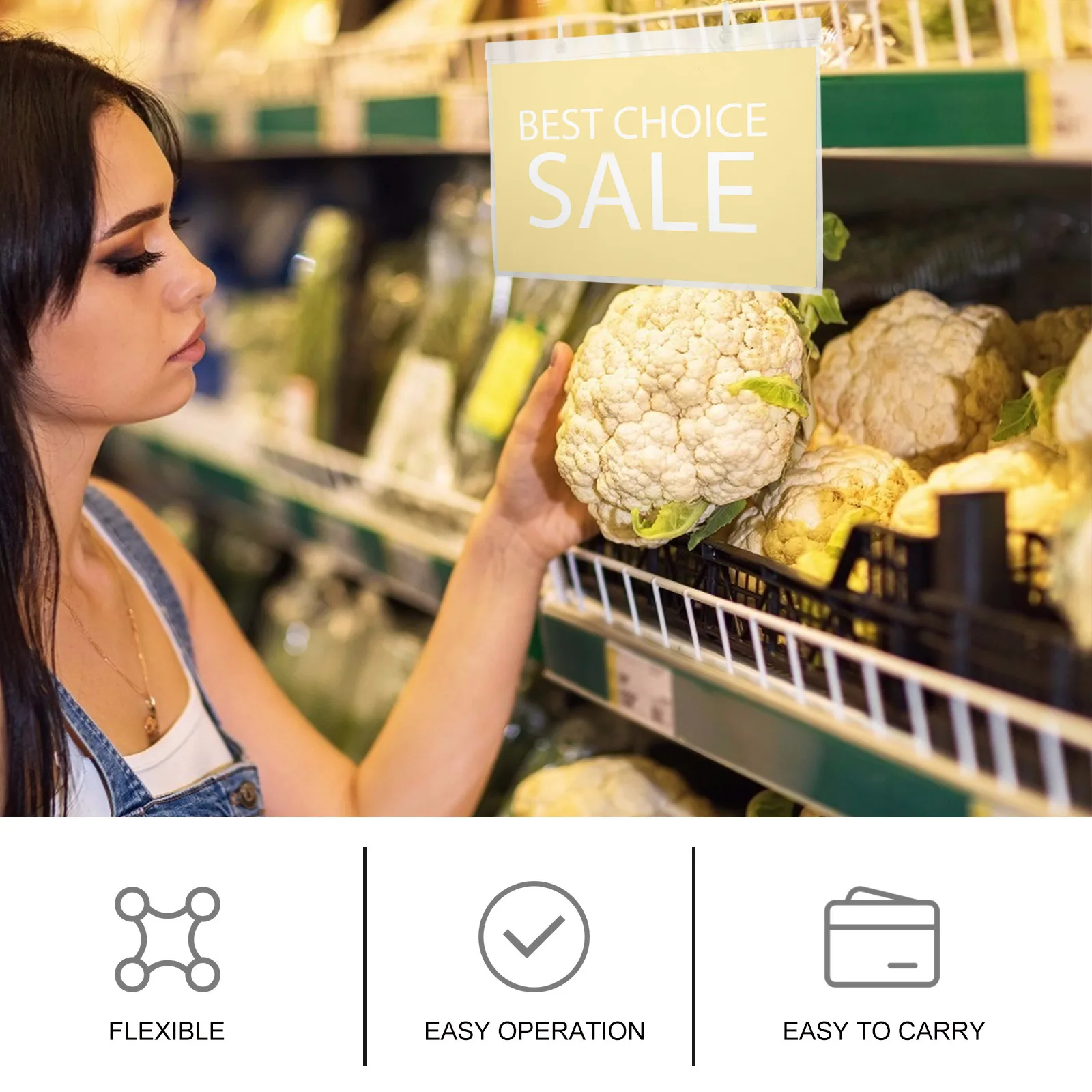 

5Pcs Handwriting Tag Covers Commodity Price Tag Envelope for Supermarket Store Space Saving Hangtag Covers