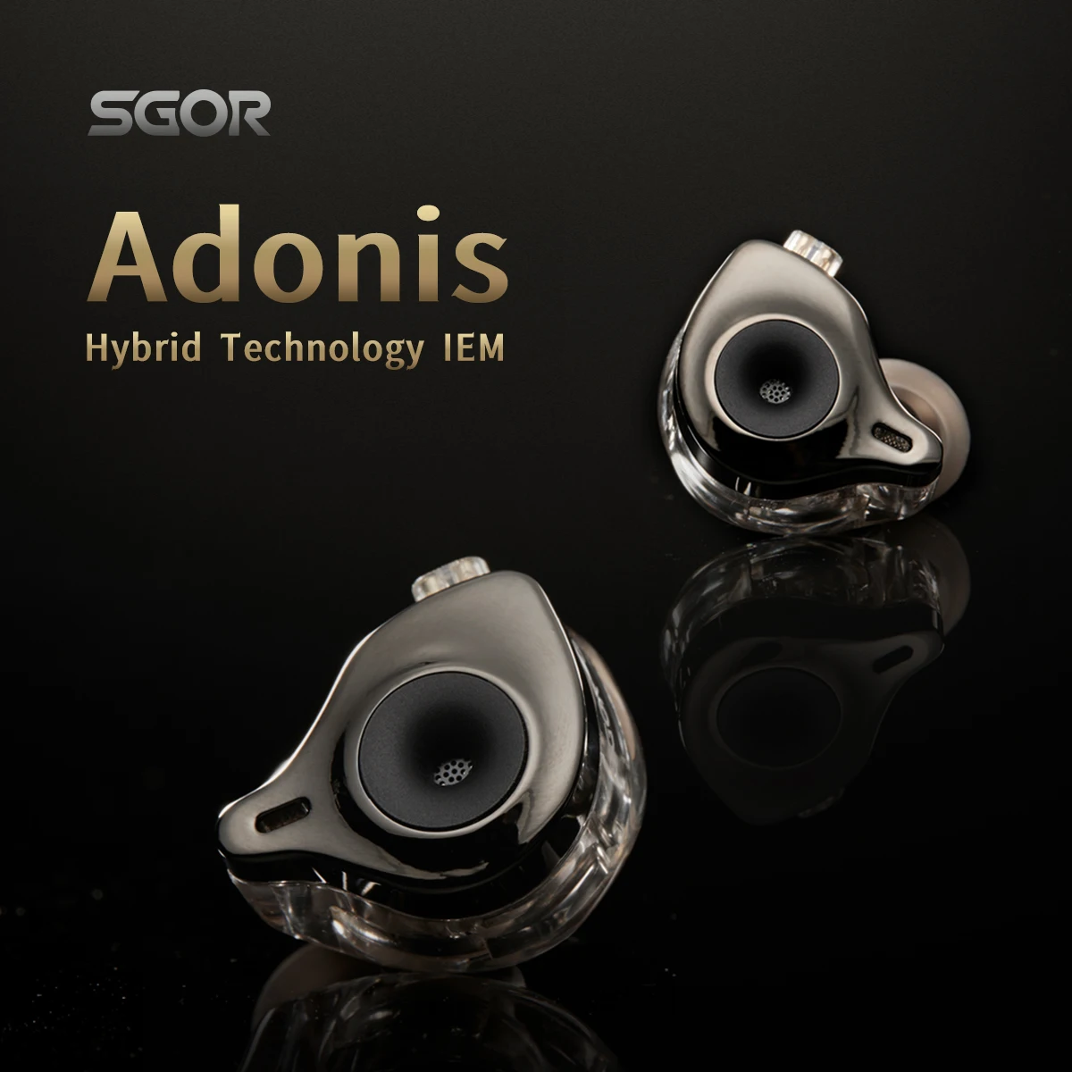 SGOR Adonis 1DD+1BA Hybrid Technology Earphones In Ear Monitor HIFI Super Bass Earbuds High sound quality Music Headphones Spor