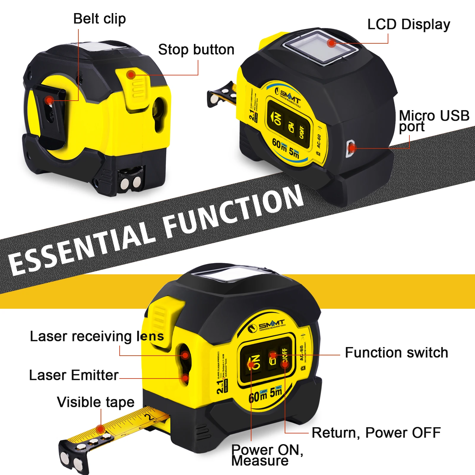 Medidor de Distância a Laser 2 - Laser Distance Measure avaliação e preço