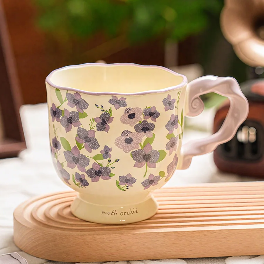 

Ceramic cup Coffee cup Water cup Mug Tea cup CupFor home Milk Pure white Bone china Jingdezhen ware