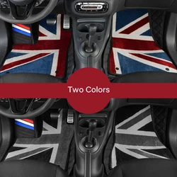 Left Rudder Car Floor Foot Mats Carpet Pad Double Layer Interior Styling Accessorie For SMART 453 Fortwo 2015-2019
