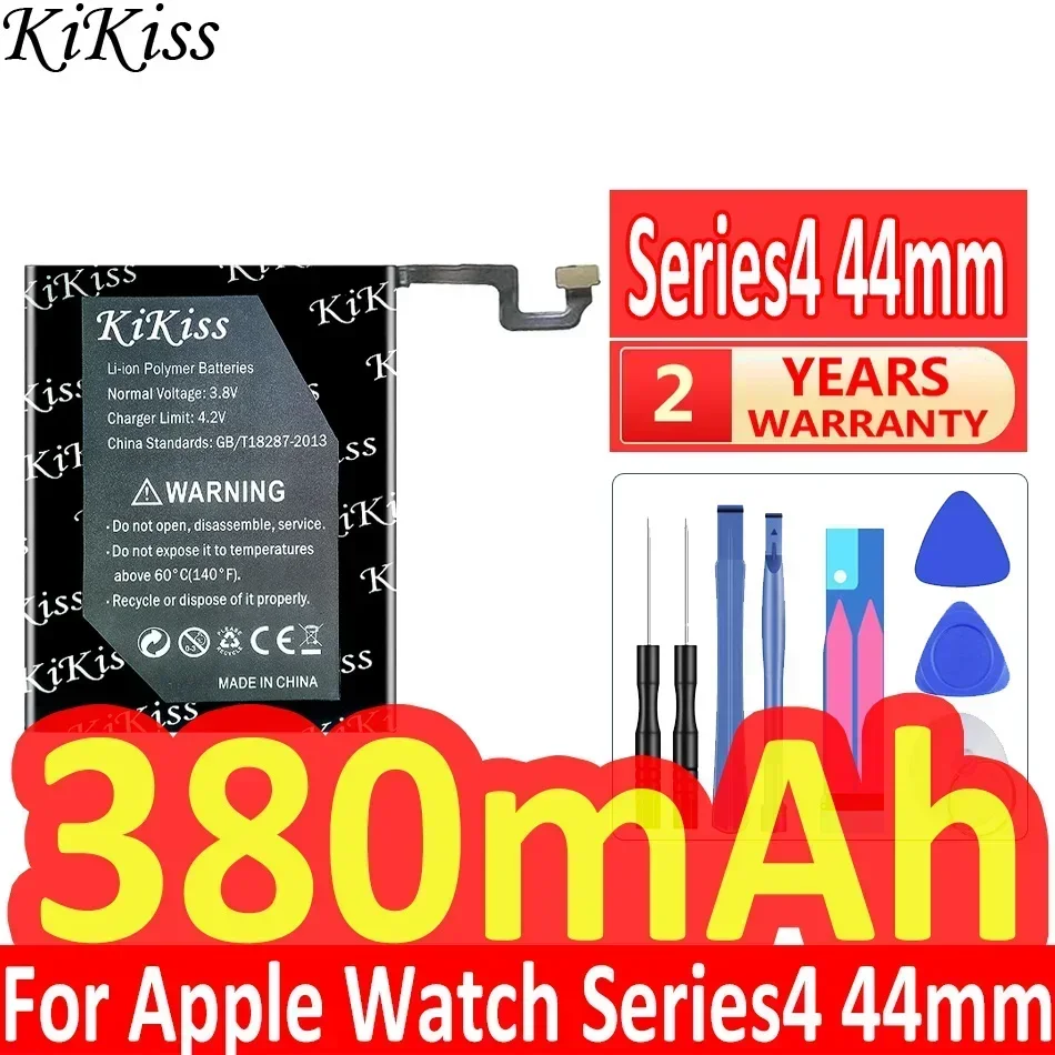 

Мощный аккумулятор KiKiss серия 4 серия 5 аккумулятор для Apple Watch iWatch серия 4 4 S4 S5 S 4 5 40 мм 44 мм аккумулятор