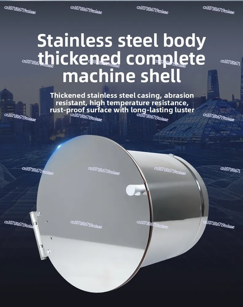 

Cylinder Exhaust Fan Stainless Steel Unilateral Embedded High-speed Exhaust Fan Kitchen Powerful Range Hood Industrial Ventilati