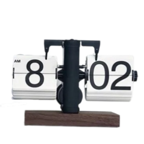 

Decorative Mechanism Giant Auto Flip Desk Table Alarm Clock,automatic Flip Calendar Clock
