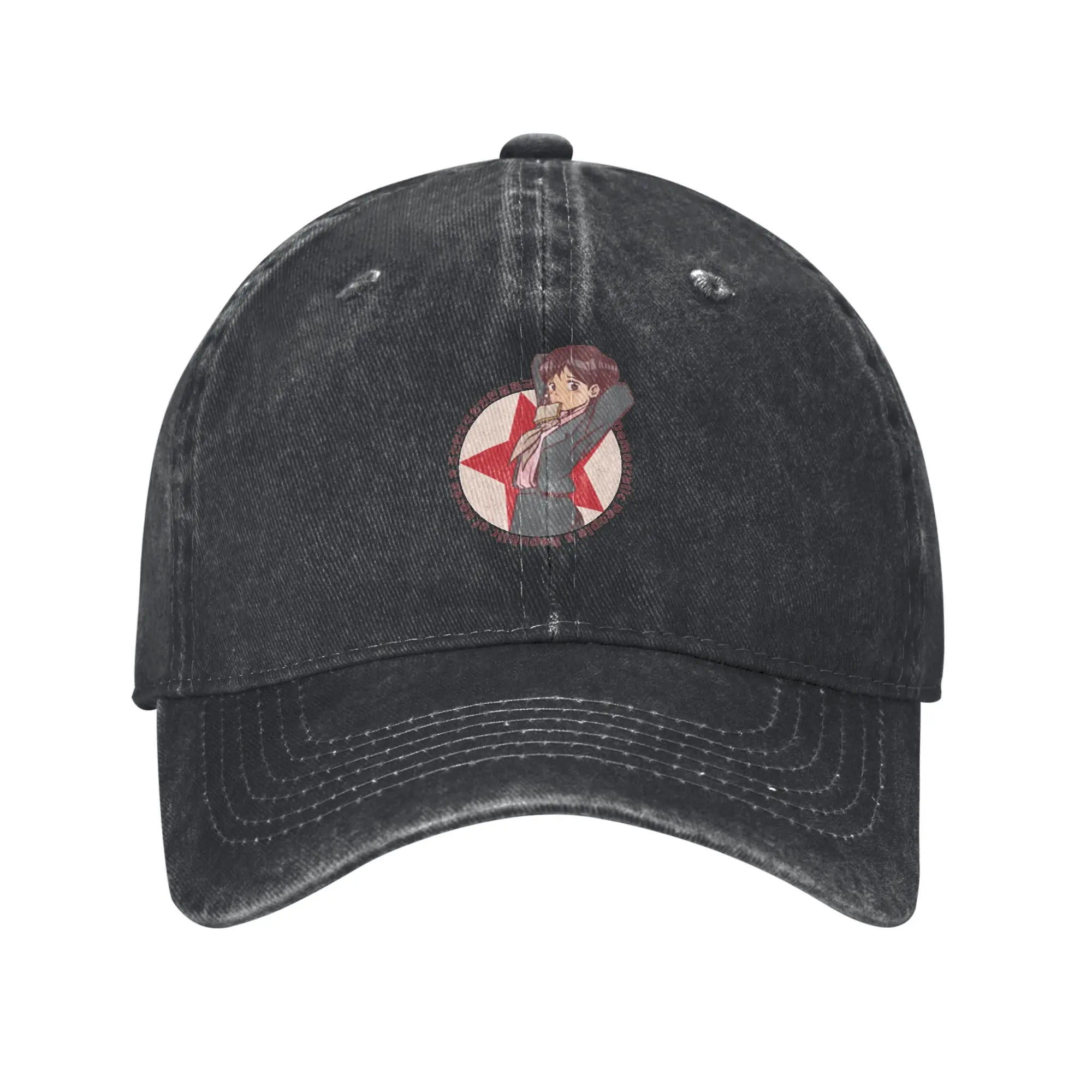North Korea Kim Yo Jong Anime Waifu Fashion Baseball Cap  Classic Brand Cap  Spring Outing Brand Cap