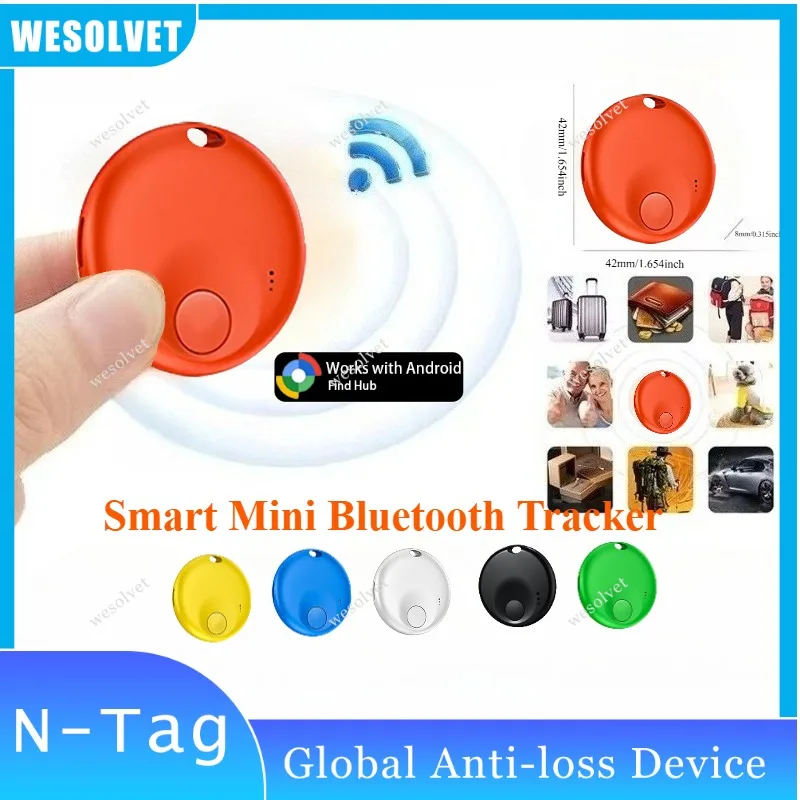 

Android Airtags устройство трекер Tag для Google Find Hub локатор Finder кошелек для пожилых детей сумка для домашних животных велосипед автомобиль