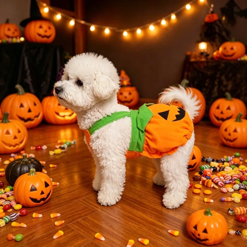 Dog pumpkin Halloween costume
