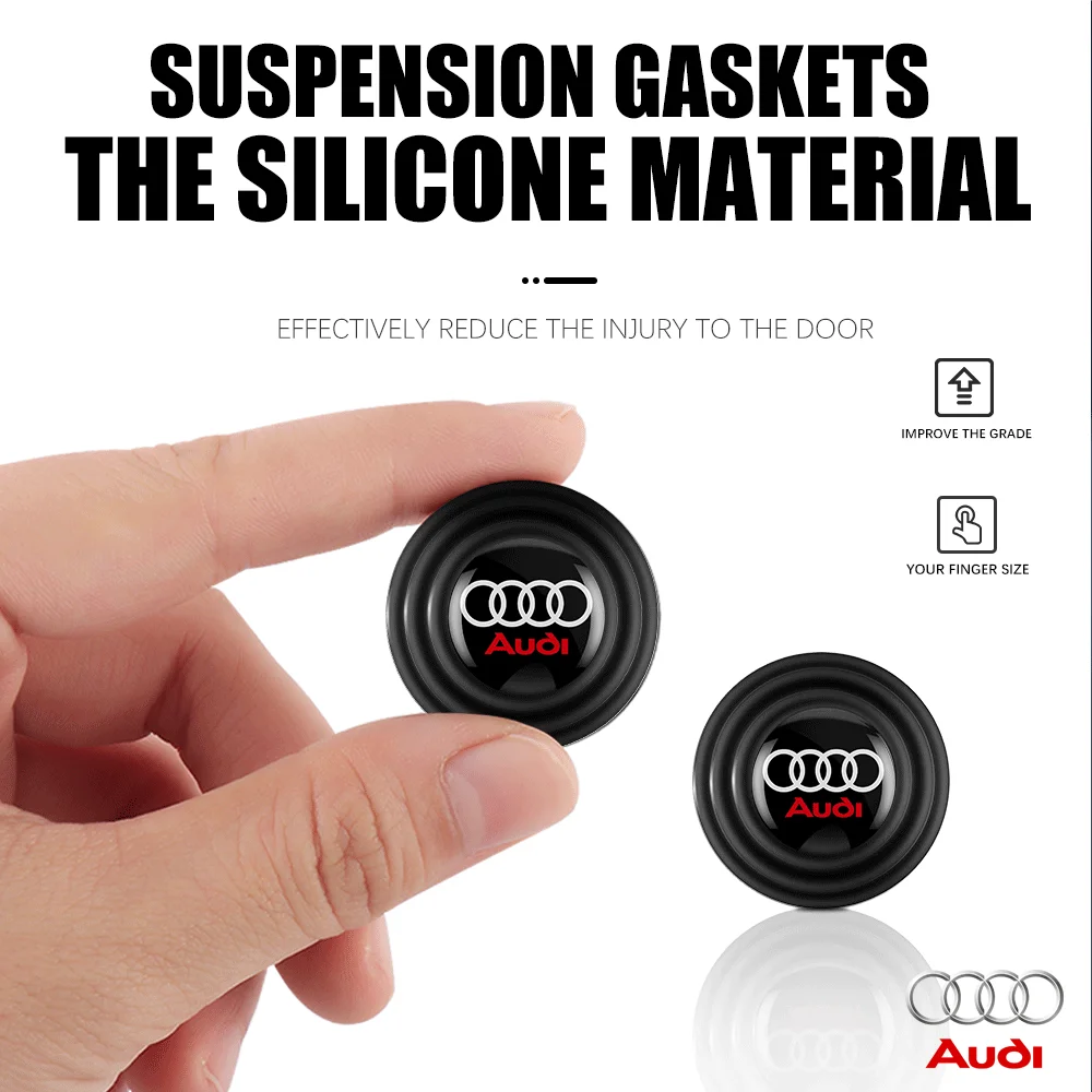 4/8/20Pcs Car Door Anti-shock Pad Anti-noise Buffer Gasket Car Interior For Audi Q2 Q3 Q4 Q5 Q6 Q7 Q8 A1 A2 A3 A4 A5 A6 A7 A8 Q1