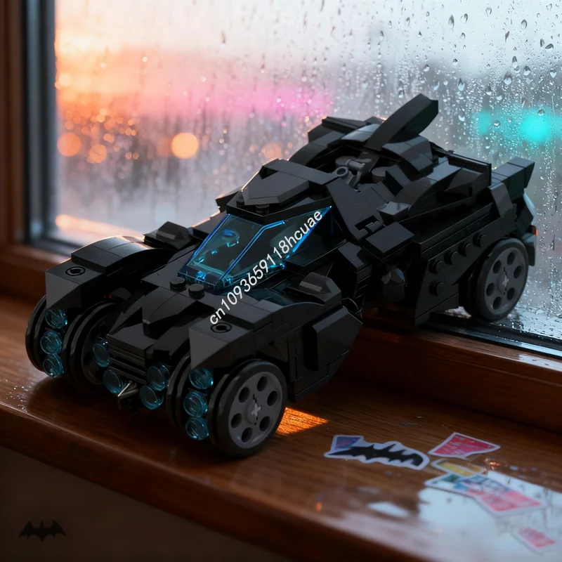 

538 шт. MOC Arkham Knight Batmobil Боевой режим 2 Модель Строительные игрушечные блоки DIY Идея Образование Рождественский подарок Кирпич Дети День рождения