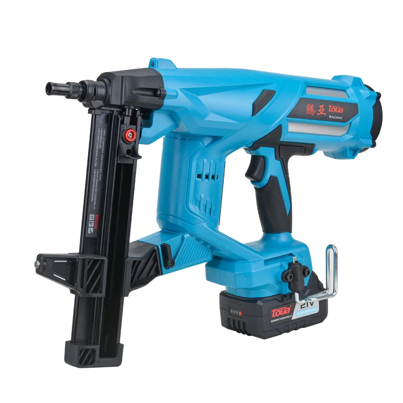 for TOUA DCCN40A Electric Rechargeable Nail gun Strong Concrete nail gun suitable for concrete