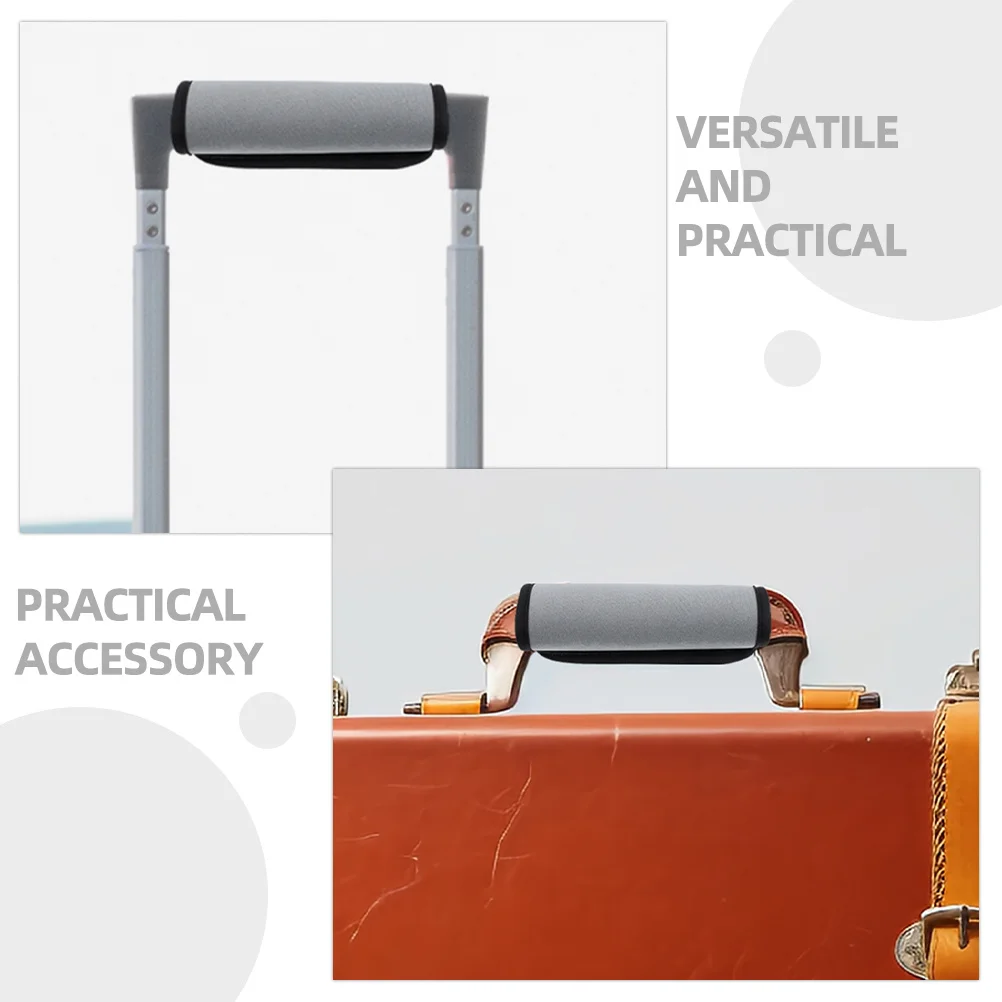 

2Pcs Luggage Handle Covers Neoprene Protector Adjustable Lightweight Suitcase Handle Wraps Travel Accessories for Easy