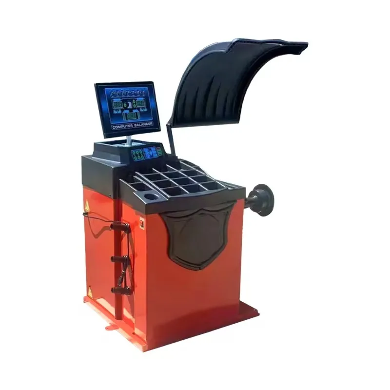 High Quality Auto Tire Wheel Balancing Machine Car Wheel Balancer Machine Wheel Aligner Car Lift One Stop Equipments Supply