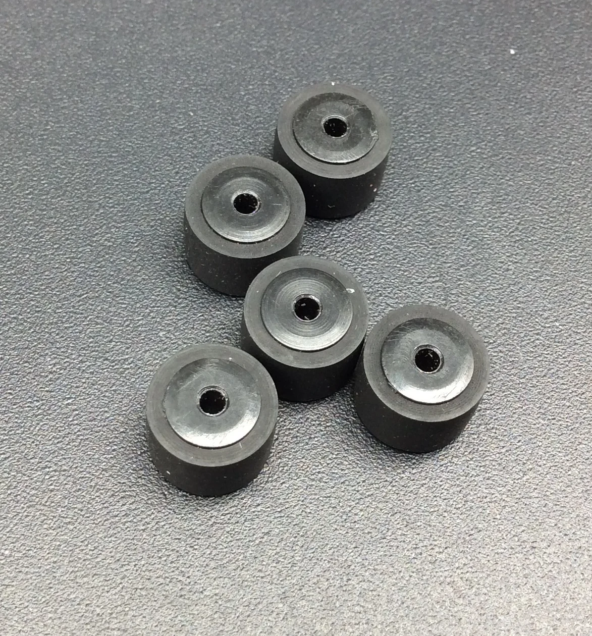 7pcs 8x6x1.5mm wheel belt pulley rubber audio pressure pinch roller for cassette deck tape recorder Stereo player