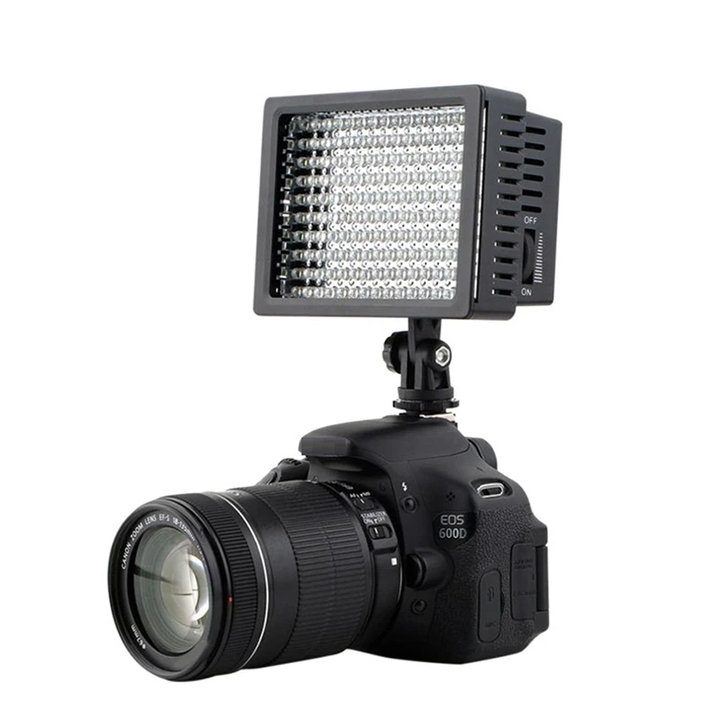 

LD-160 Photography Lamp Portable 160 LED Lamps 5600K 16 Level Dimming Photography Lamp For Camera