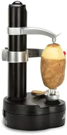 

Электрическая овощечистка Starfrit Rotato Express с 2 запасными лезвиями – легкая очистка фруктов и овощей