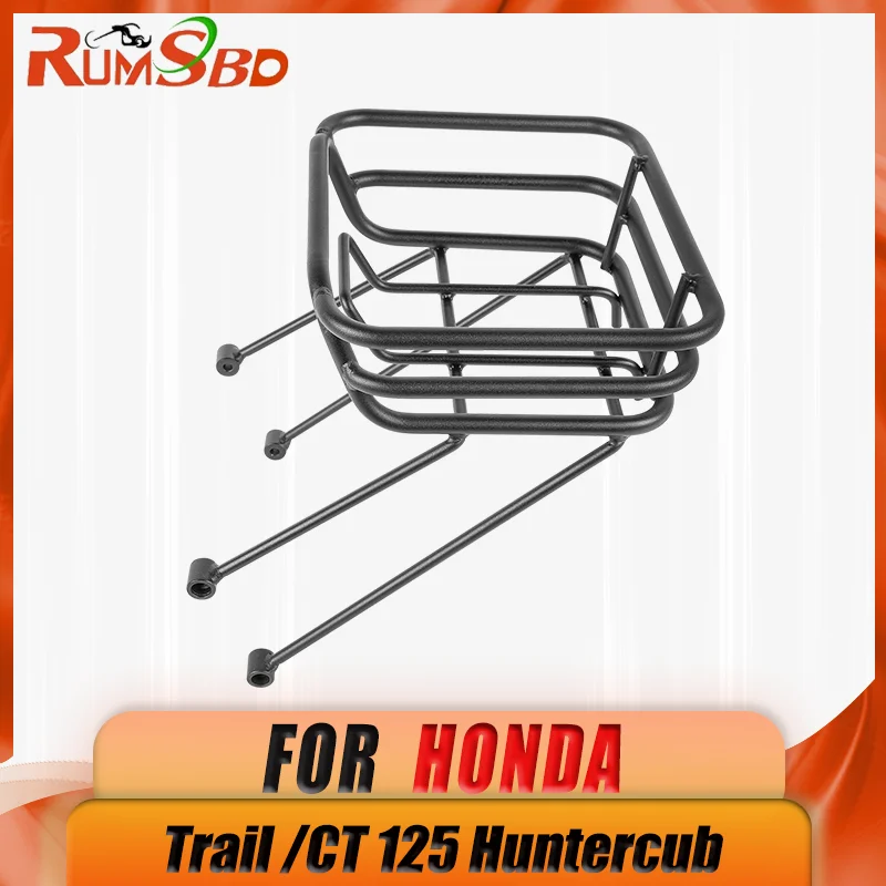 For Honda CT125 Hunter Cub 2020-2024 2023 2022 2021 Front Luggage Rack Support Bracket Lightweight Off-Road Basket Holder
