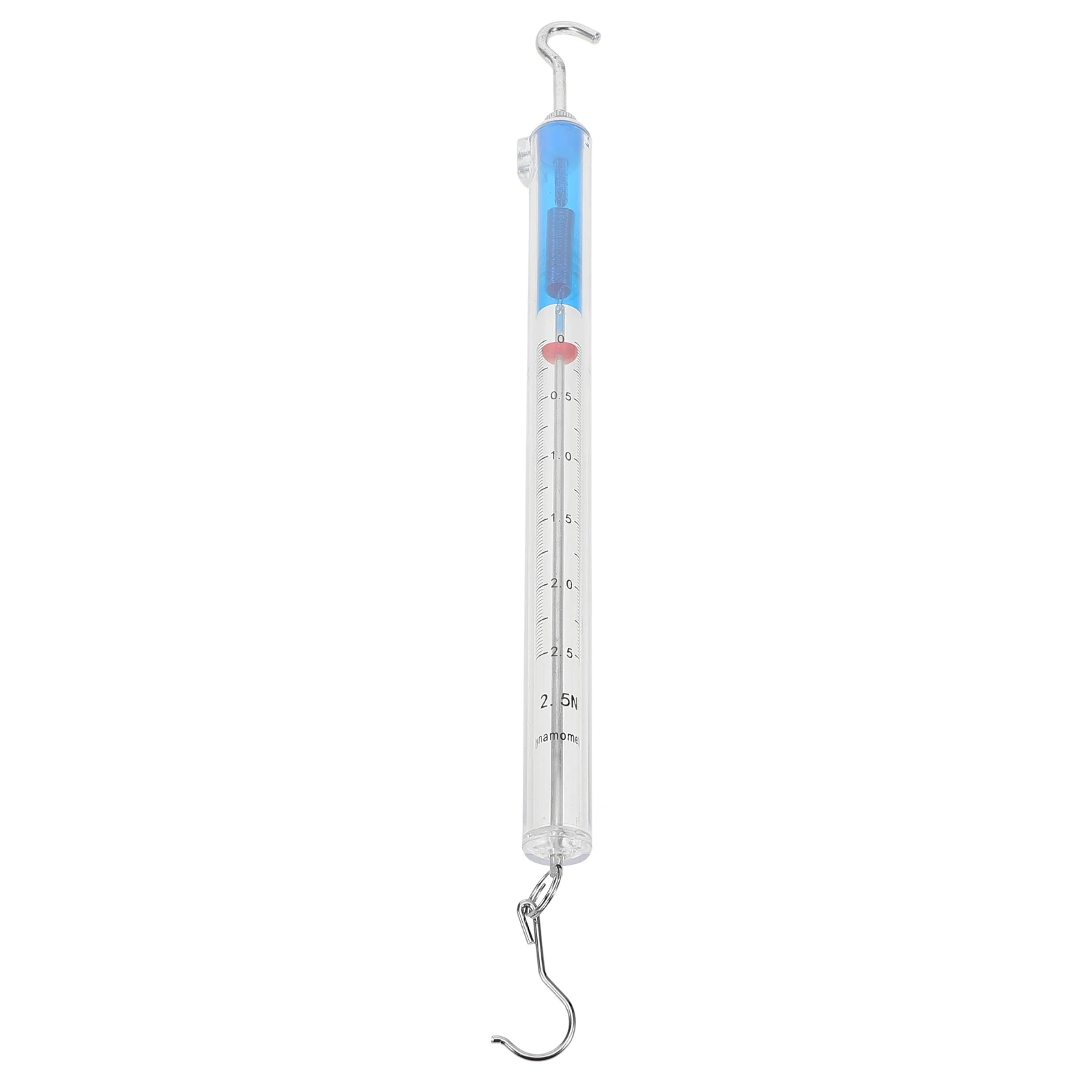 

Newton Force Spring Scale 2.5 N Hanging Tube Cylinder Spring Scale for Physics Experiment Force Measuring Teaching Tool