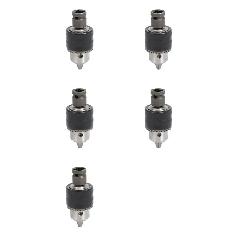 A02F-5 Set 1.5-13Mm Drill Chuck Drill Adapter 1/2 Inch Changed Impact Wrench Into For Electric Drills