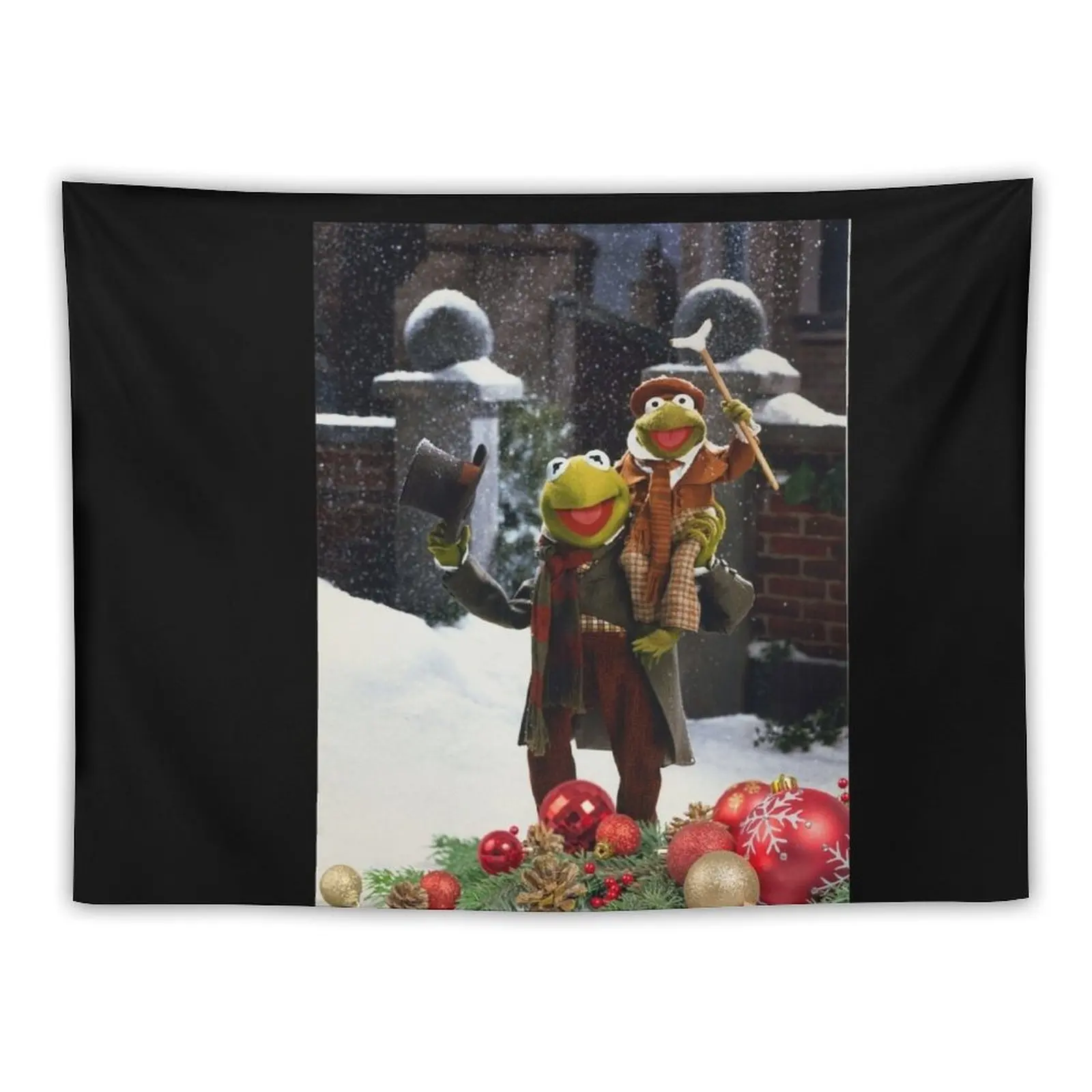 

muppet christmas carol Tapestry Funny Christmas Decoration Tapestry