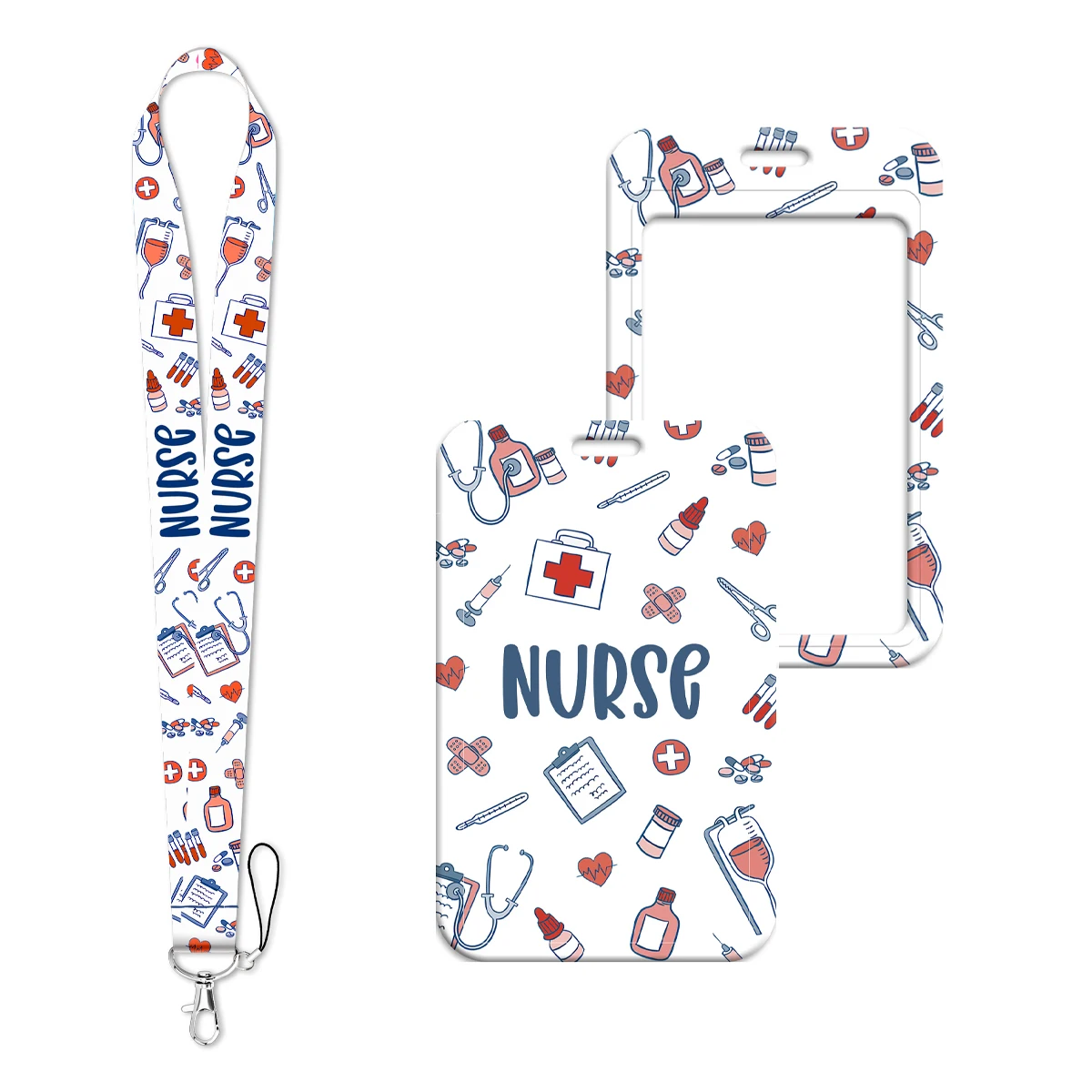 

Medical Nurse Doctor Lanyard Neck Strap Keychain ID Card Cover Badge Holder Mobile Phone Hang Rope Keyring Accessories Gifts