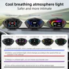 자동차 OBD2 GPS HUD 헤드 업 스마트 디지털 속도계 디스플레이 미터 게이지 모두 하나의 수온 연료 압력 테스터 알람 5