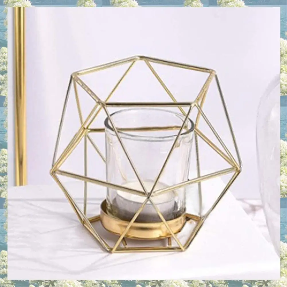 X17A 2025 NEW-12Pack حاملي الشموع ، ديكور المنزل حامل الشمعدان الزفاف المزاج حامل مصباح ديكور المنزل