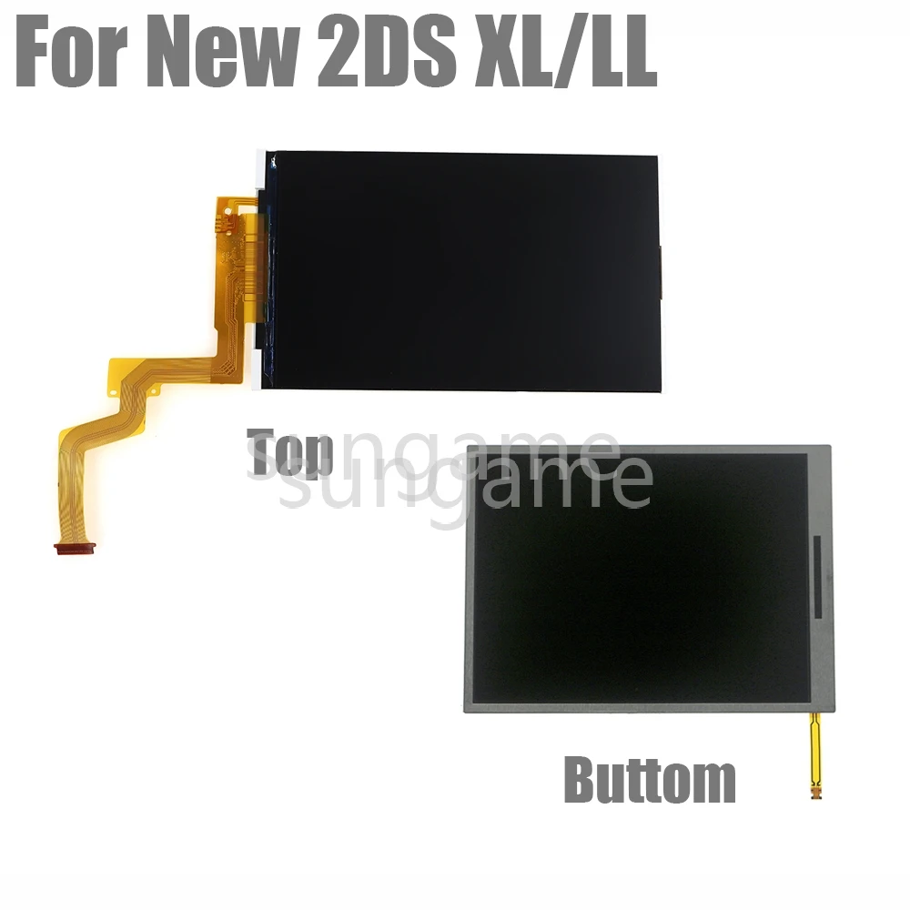 Display LCD originale da 10 pezzi superiore inferiore per la NUOVA sostituzione 2DSXL 2DSLL