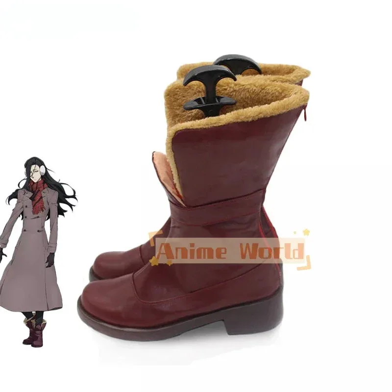 

wiwiwi 123Anime Rimbaud Halloween Carnival Boots PU Shoes Cosplay Prop Custom Made