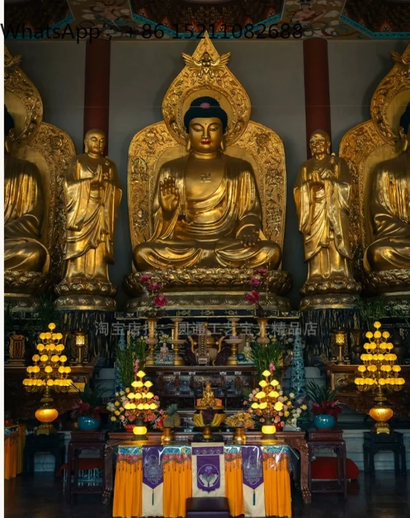 SCY lotus-shaped Buddha offering prop, small table ornament in front of temple Buddha table, household Guanyin ornament