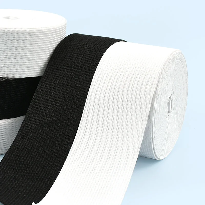 10 メートル 10-50 ミリメートル拡大ポリエステル弾性バンドスポーツリストバンド衣類ウエスト拡大弾性バンド DIY 縫製アクセサリー
