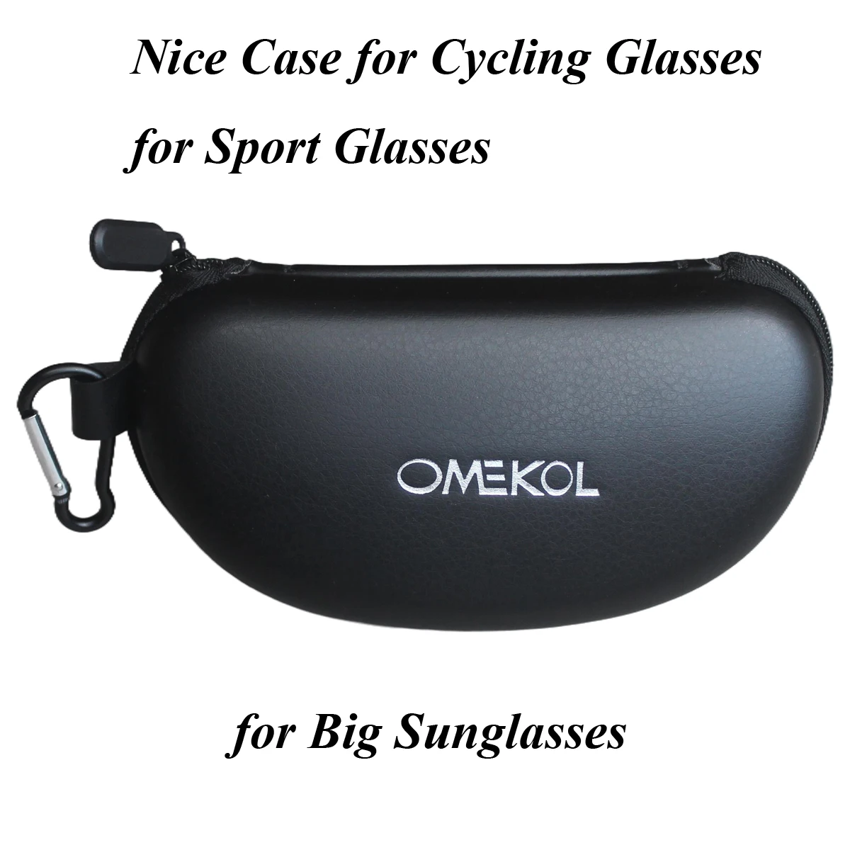 OMEKOL Marke Nice Big Case für Fahrradbrillen für Outdoor-Sport, Laufbrillen für Baseball-Brillenbox für große Sonnenbrillen
