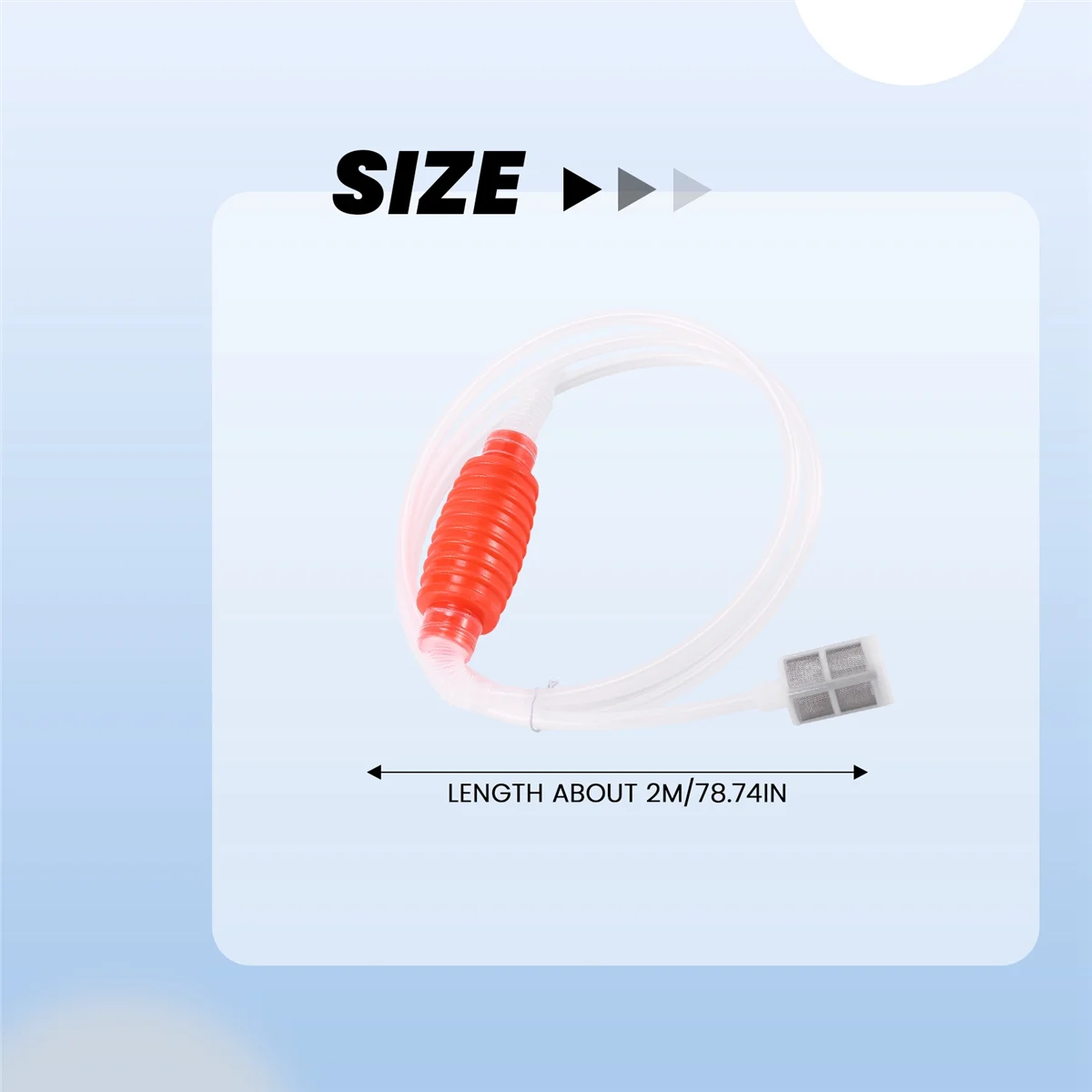 N30R_2 เมตร Siphon Tube สําหรับน้ําเบนซิน Home BREW ไวน์เบียร์ท่อท่อ