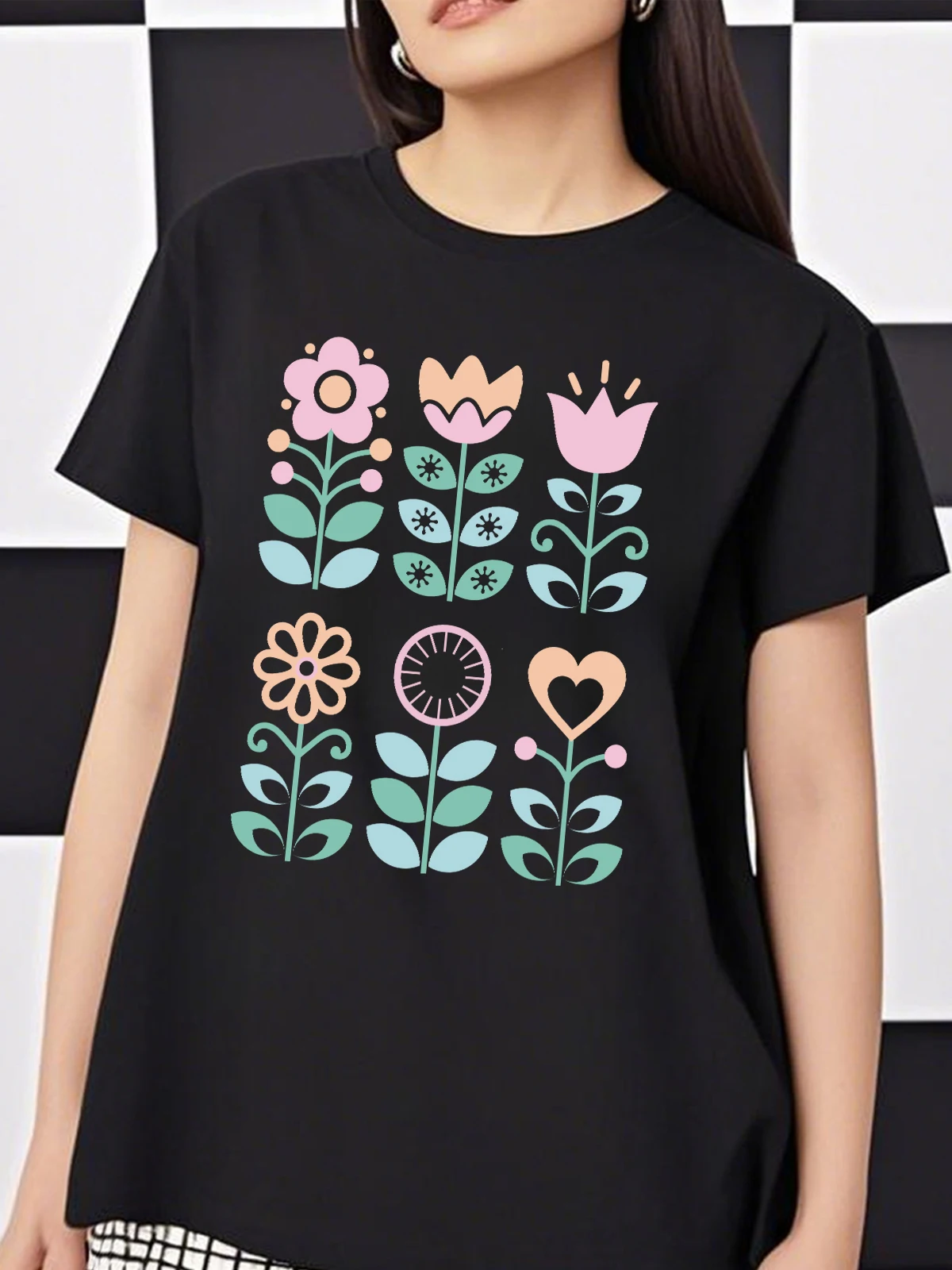180 GSM New Style High-Quality T-Shirts Oversized Women's T-Shirts Fashion Casual Style Plus-Size Women's T-Shirts for Wholesale